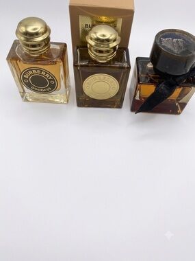 Burberry Miniature Perfume Trio in Gold and Amber Tones